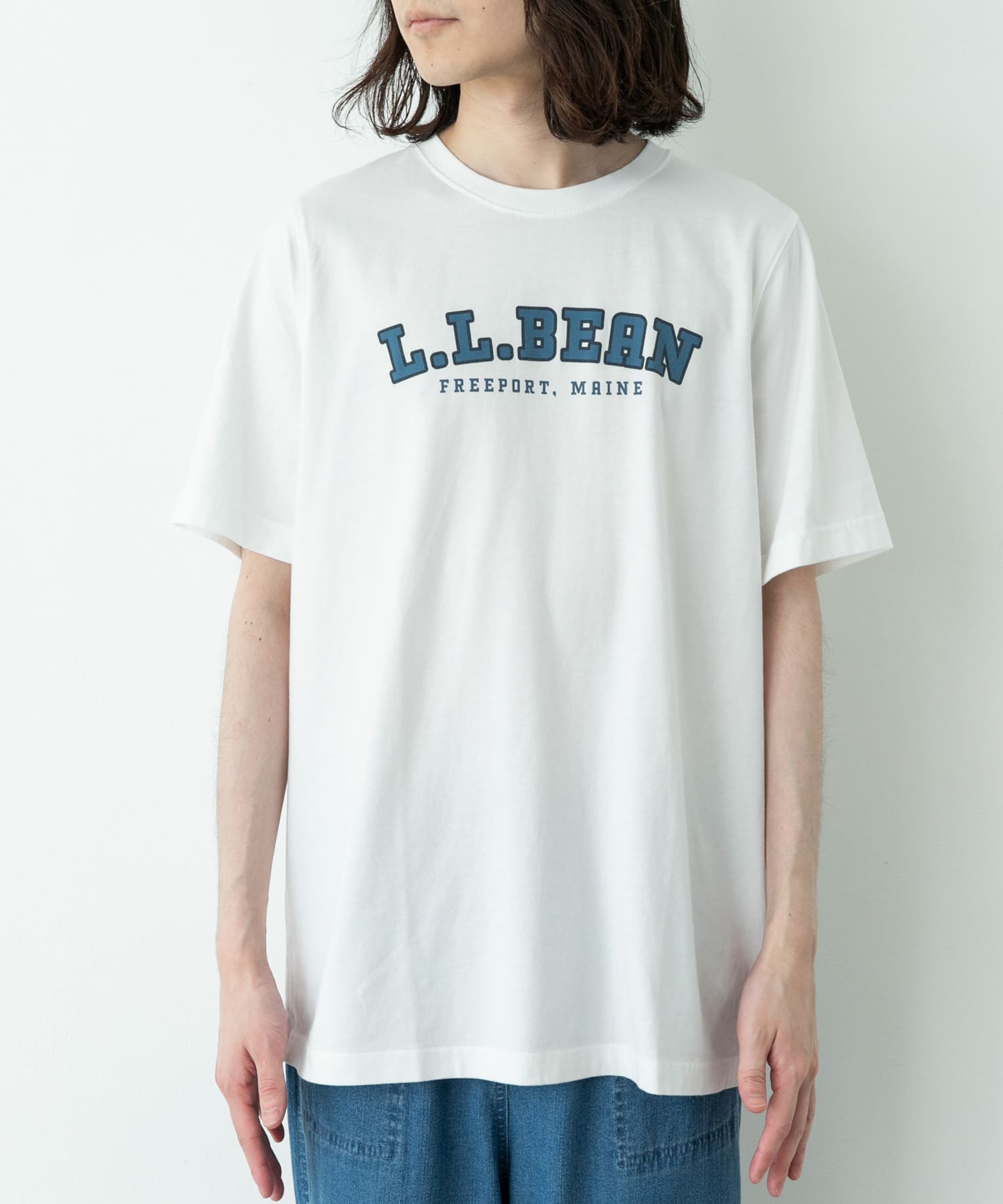 L.L.Bean UNSHRINKABLE GRAPHIC T-SHIRTS / 經典校園 Logo 短袖T恤