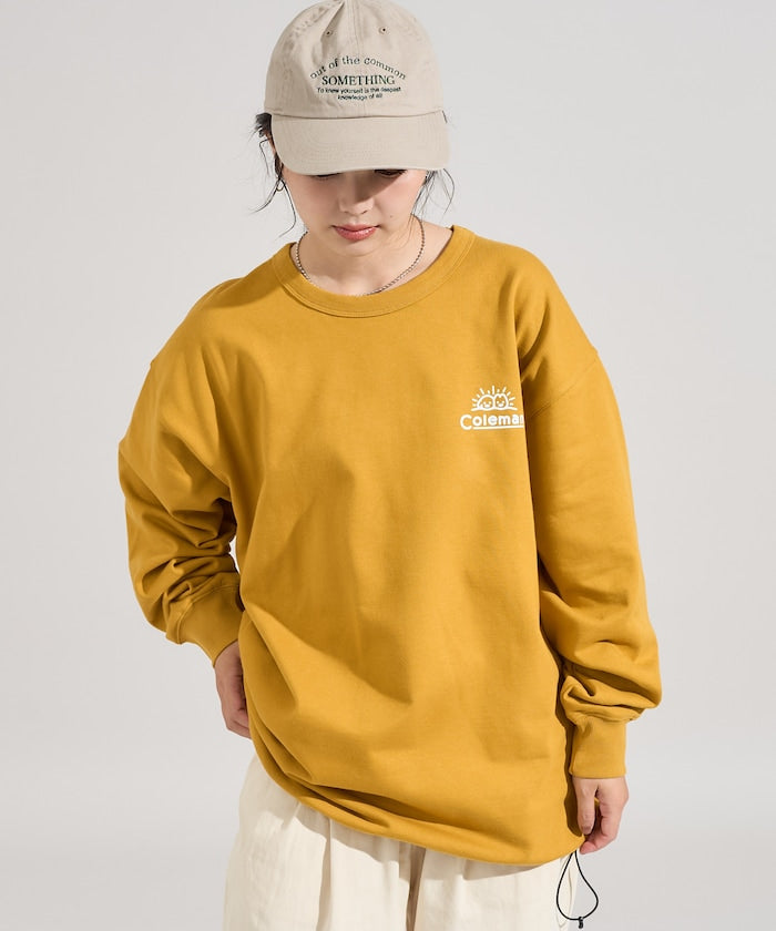 COLEMAN X FREAK’S STORE / Camping Joy 繪圖抽繩下擺 圓領衫
