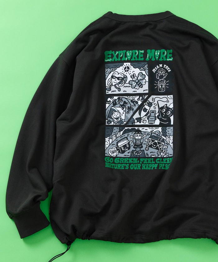 Coleman×Chocomoo×FREAK'S STORE / 4格漫畫 聯名限定 圓領衫