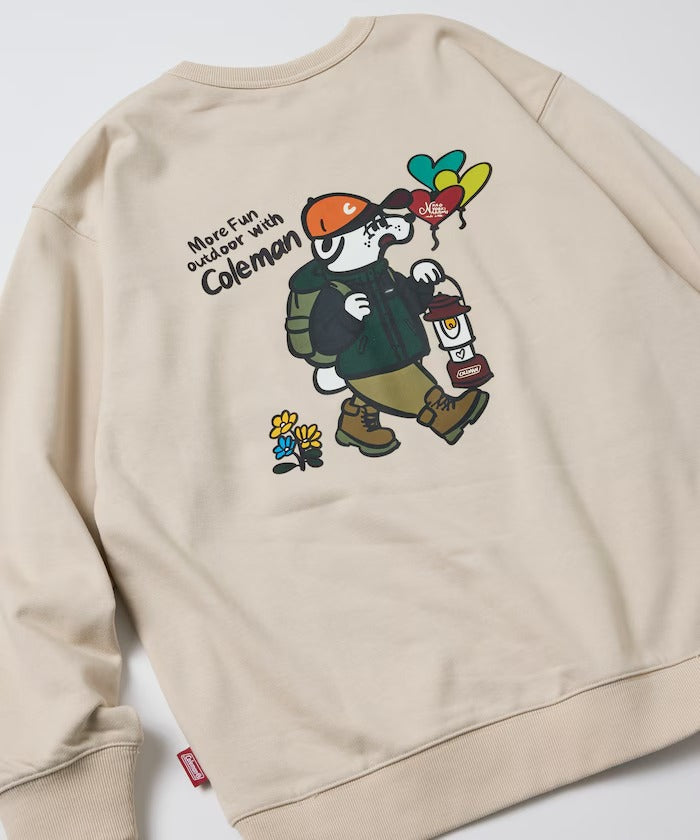 Coleman × kaoyorinakami / 熊熊背印圓領衫(日本聯名限定)