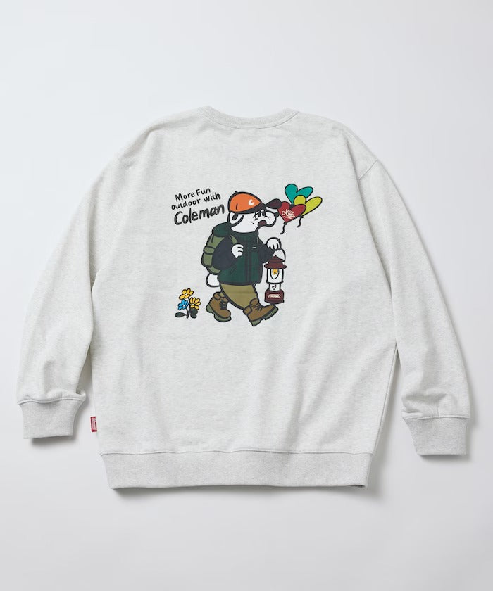 Coleman × kaoyorinakami / 熊熊背印圓領衫(日本聯名限定)