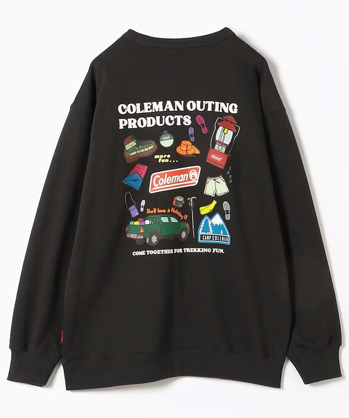 Coleman × FREAK'S STORE / 登山健行插畫 圓領衫(日本聯名限定)