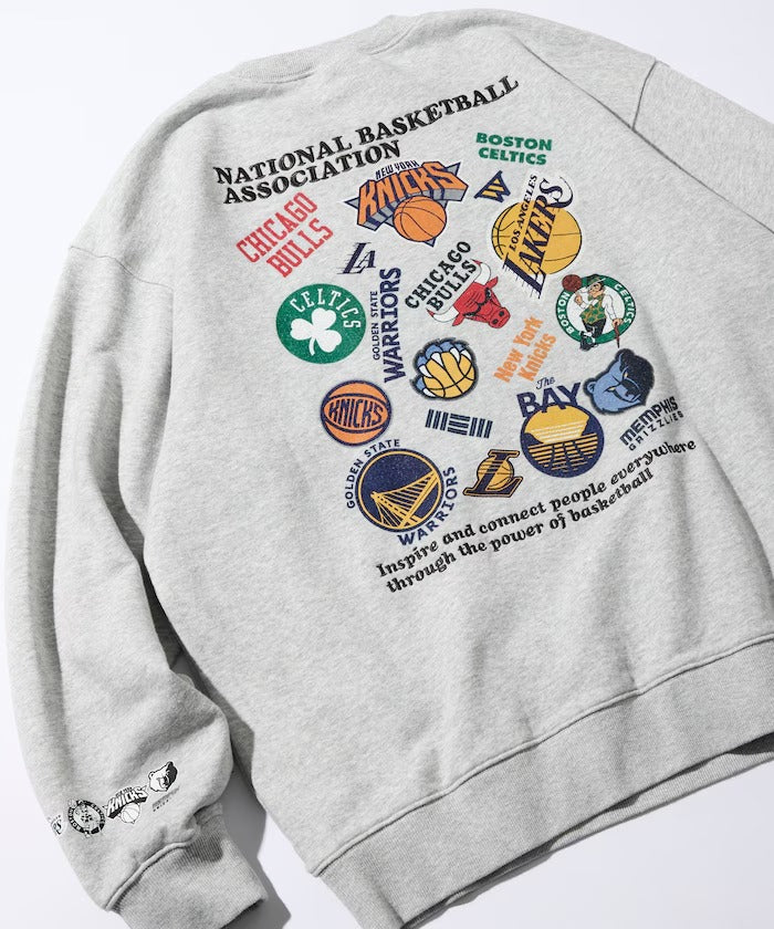 NBA × FREAK'S STORE / 多隊伍背印Logo 圓領衫(日本聯名限定)