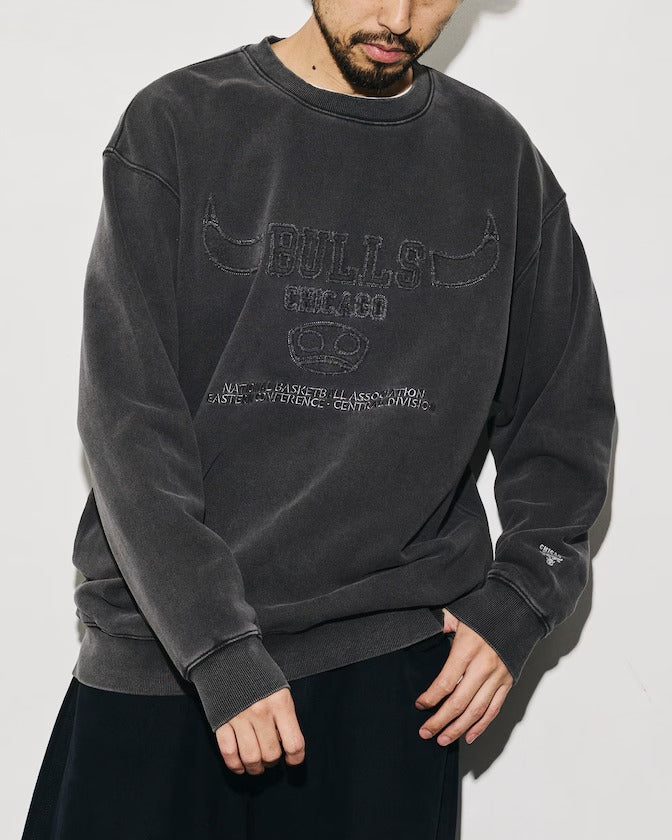 NBA × FREAK'S STORE / 球隊Logo拼布刺繡 圓領衫(日本聯名限定)