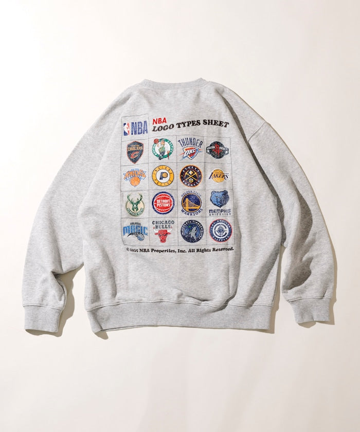 NBA x FREAK’S STORE / 隊徽貼紙圖案 圓領衫