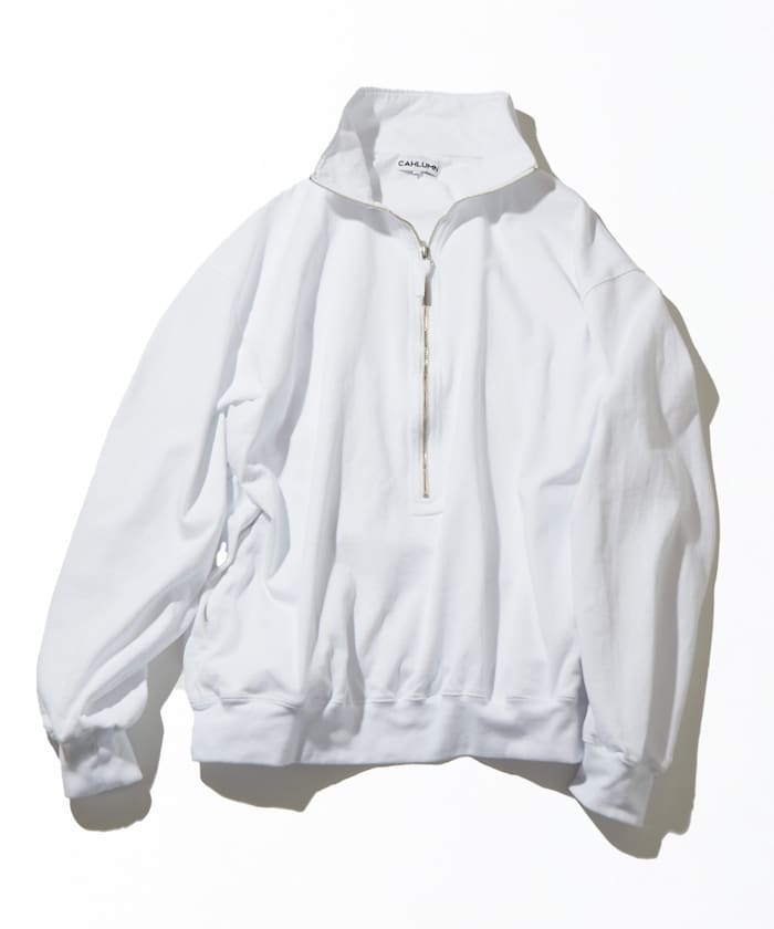 CAHLUMN Heavy Weight Jersey 3/4-Zip Cadet Collar Shirt / 半開襟衫