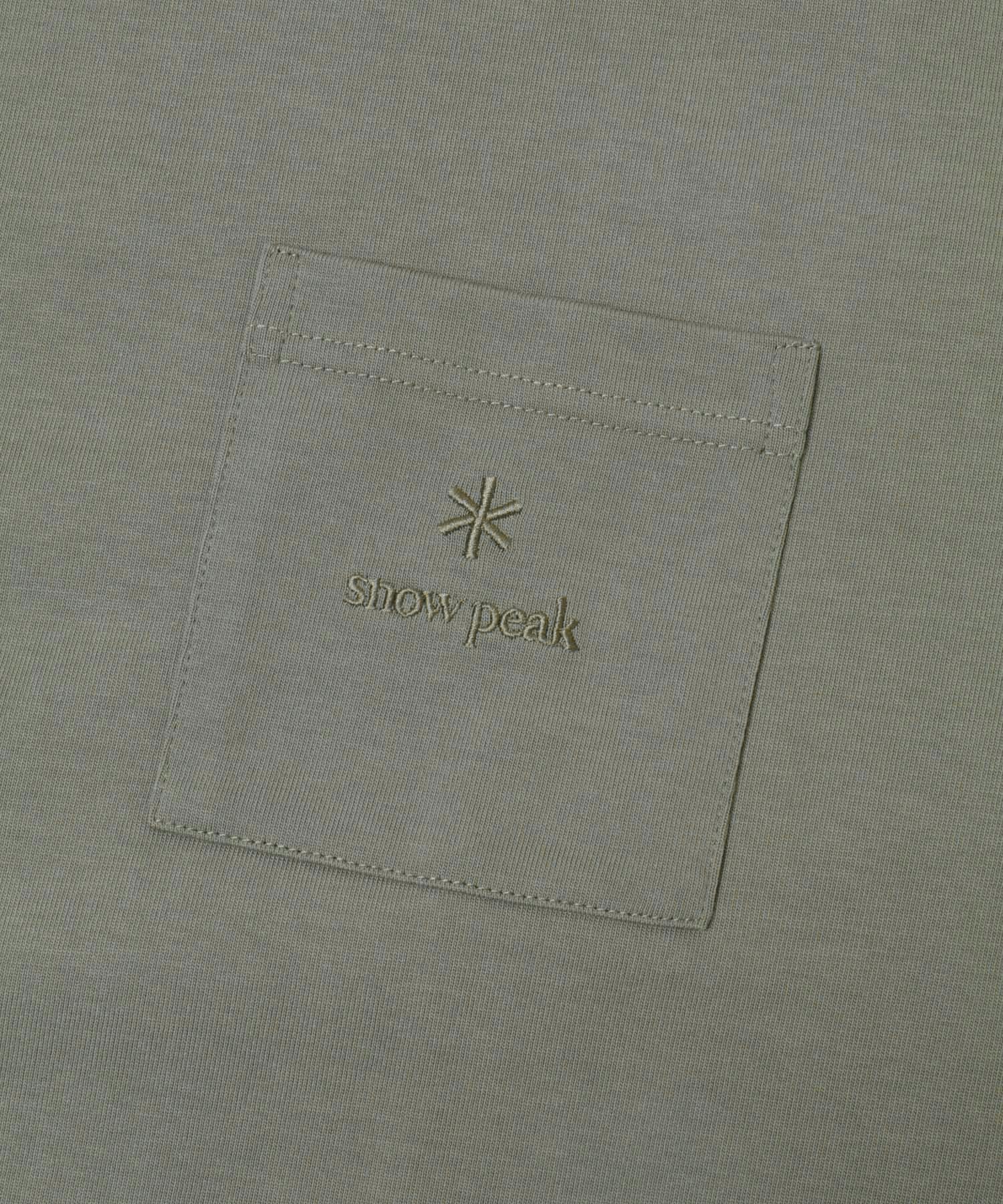 Snow Peak Apparel×DOORS POCKET LOGO SHORT-SLEEVE T-SHIRTS / 口袋刺繡短袖T恤