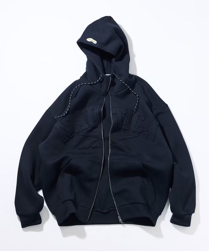 Reebok × NAUTICA / 拱形LOGO空氣層拉鍊連帽外套(日本聯名限定)