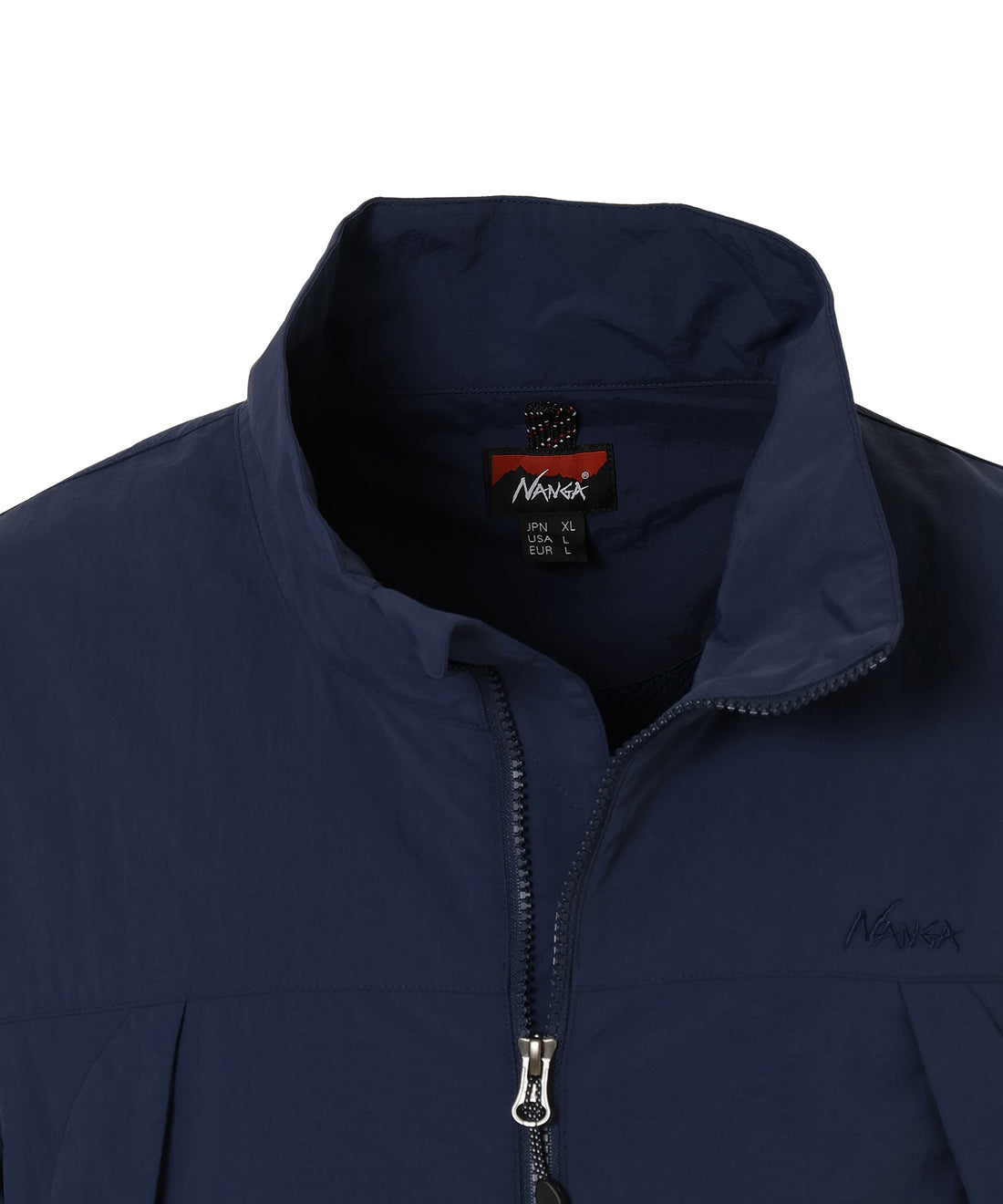 NANGA NYLON TUSSER TRACK JACKET /輕量防潑水 立領機能外套