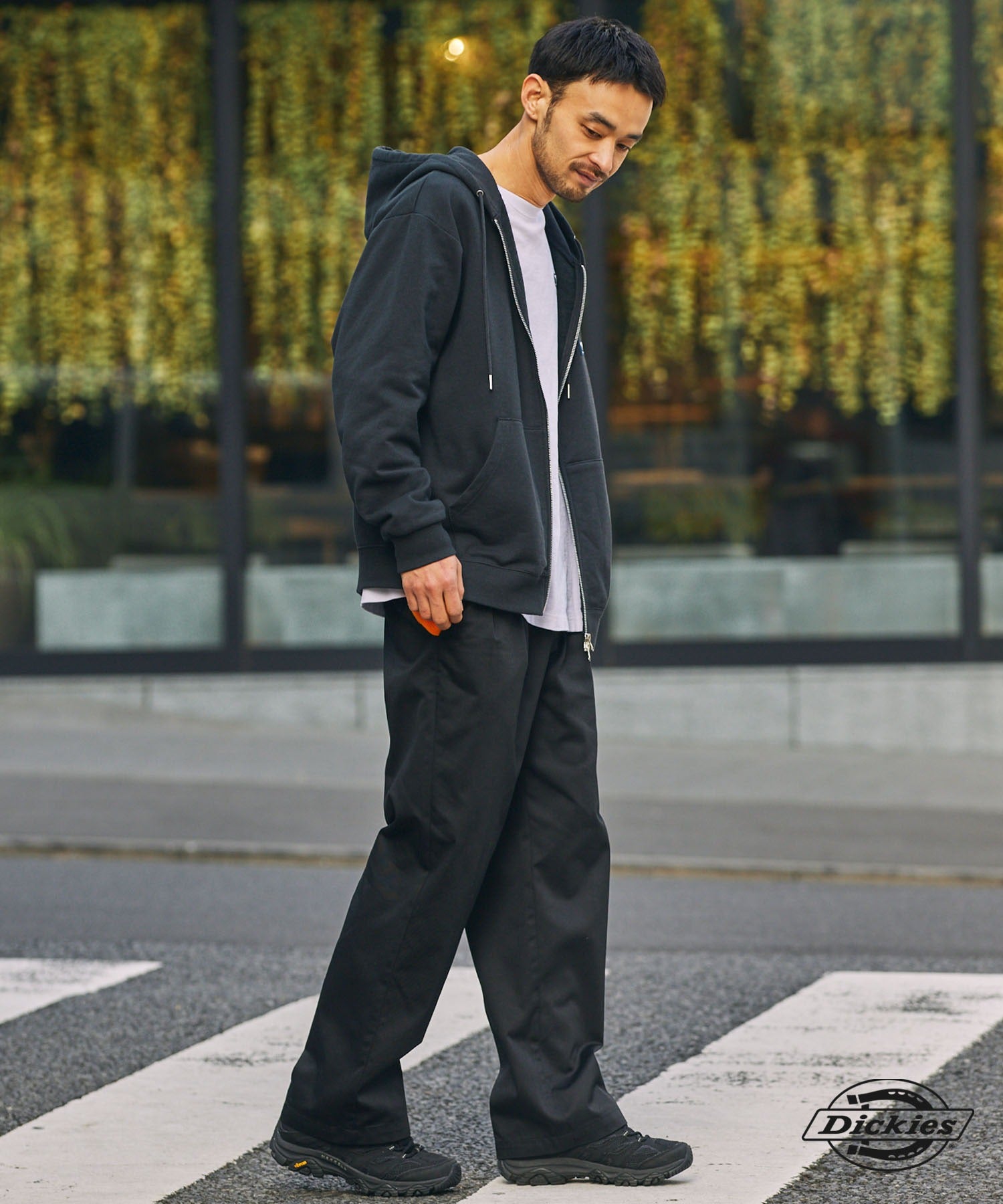DICKIES / 別注 TC 斜紋 雙摺 直筒長褲