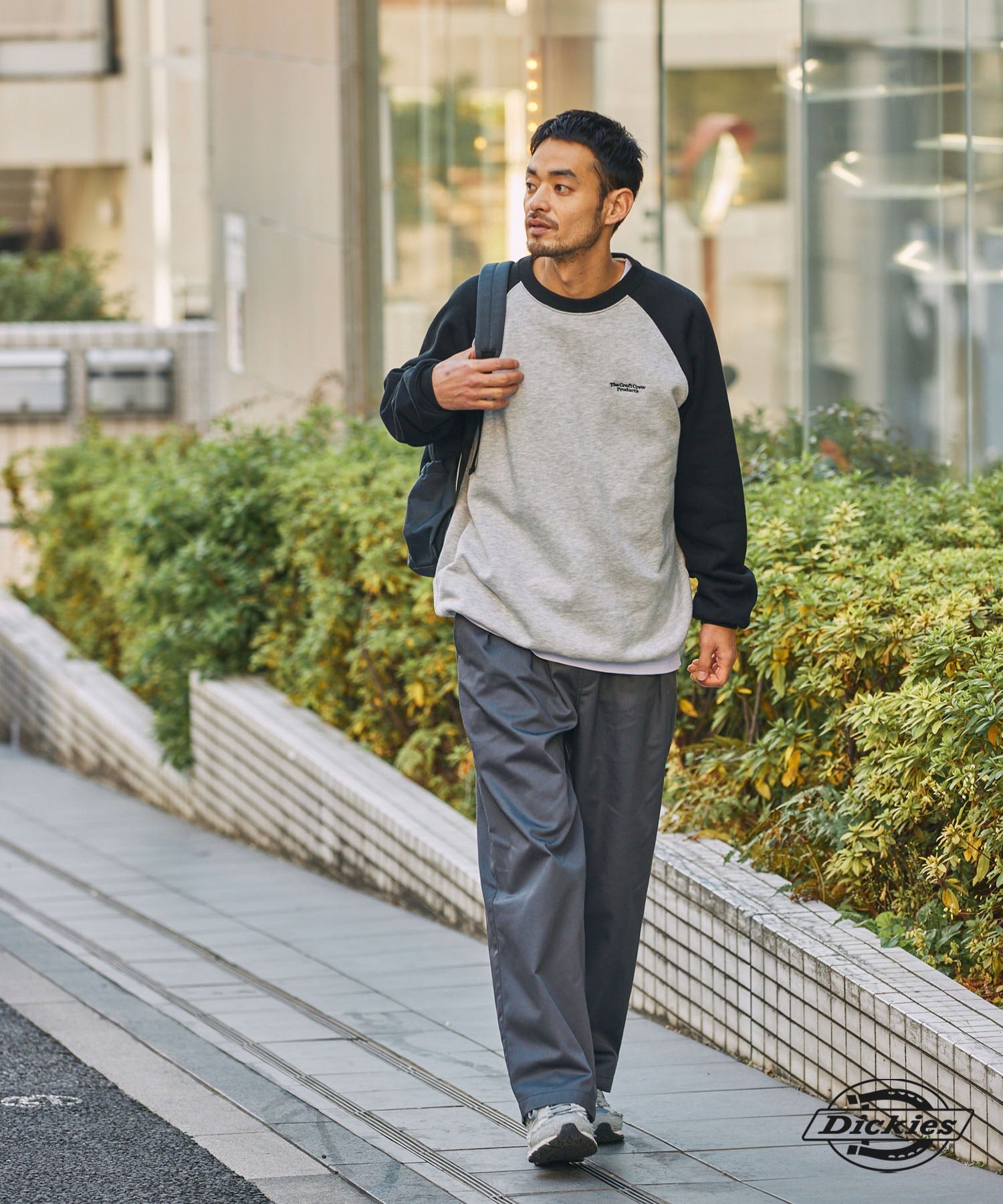 DICKIES / 別注 TC 斜紋 雙摺 直筒長褲