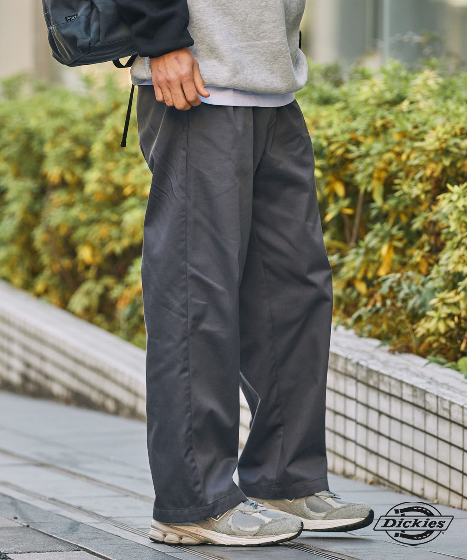 DICKIES / 別注 TC 斜紋 雙摺 直筒長褲