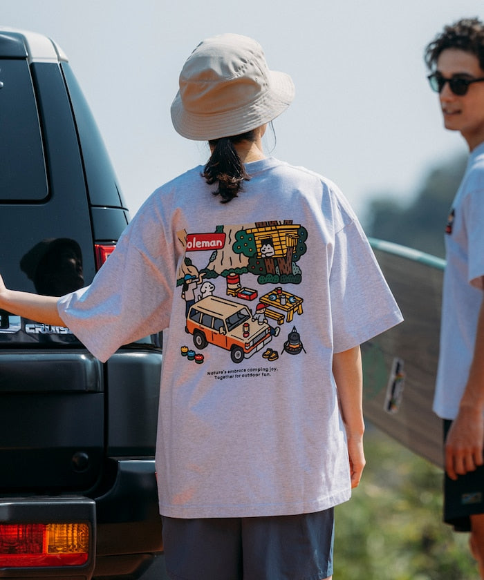 庫存倒數!!Coleman × matsui rocky camping SS TEE / 短袖T恤