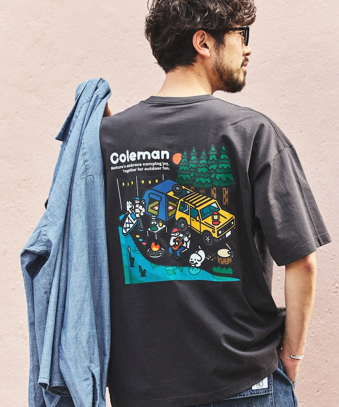 Coleman×matsui×FREAK'S STORE / 三方聯名 Lake Side 短袖T恤