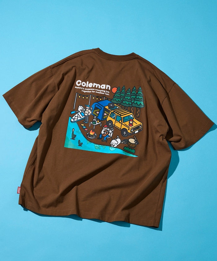 Coleman×matsui×FREAK'S STORE / 三方聯名 Lake Side 短袖T恤
