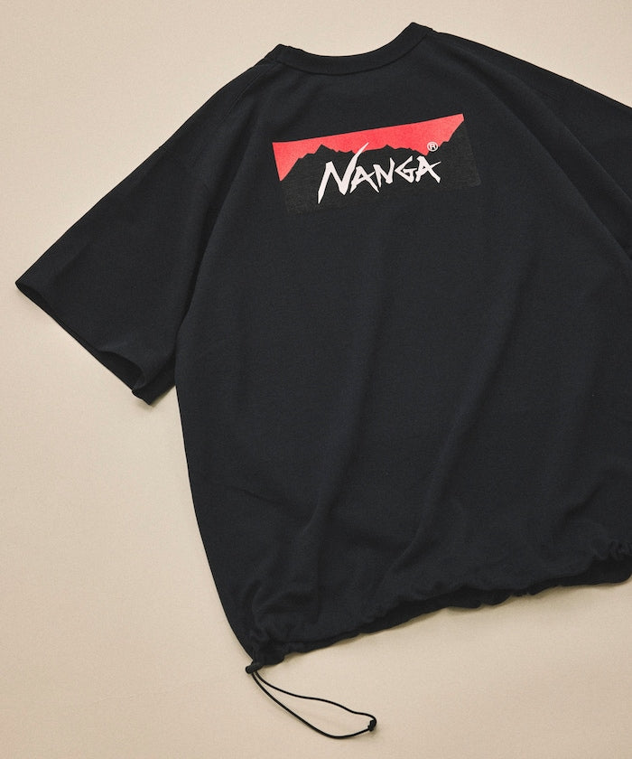 NANGA x FREAK'S STORE / 機能調節下擺 neo-PRO 背印短袖T恤