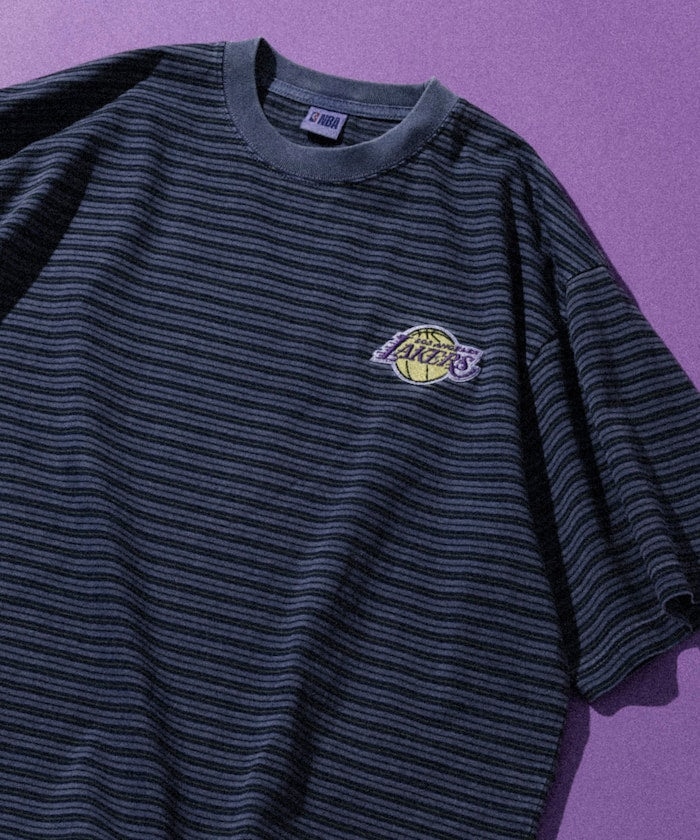 NBA 別注 / 多色條紋 短袖T恤 現貨