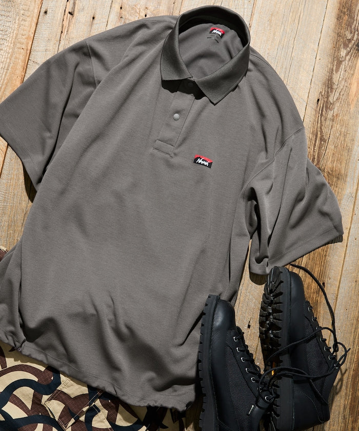 NANGA / 別注 neo-PRO 涼感抗UV吸濕速乾拉繩機能 POLO(日本製)