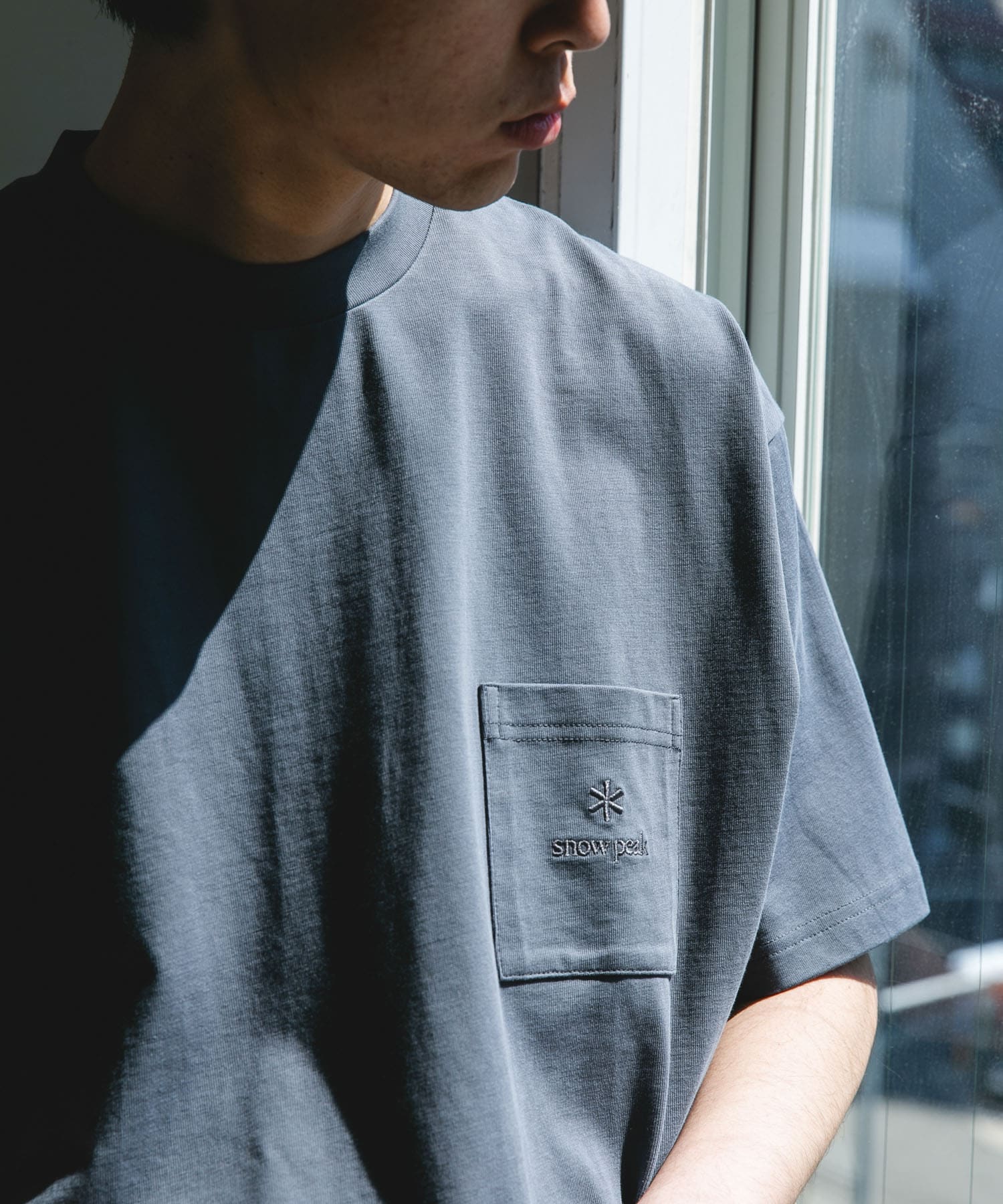 Snow Peak Apparel×DOORS POCKET LOGO SHORT-SLEEVE T-SHIRTS / 口袋刺繡短袖T恤