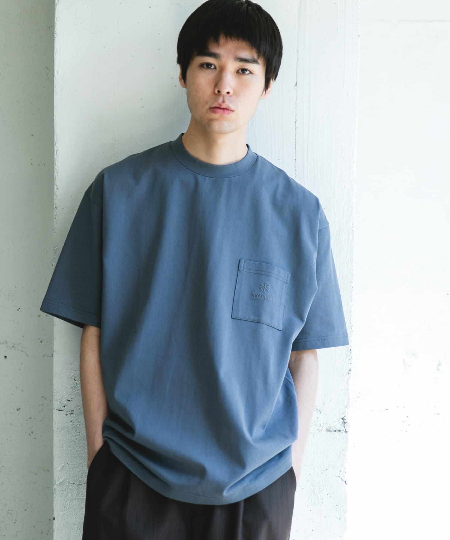 Snow Peak Apparel×DOORS POCKET LOGO SHORT-SLEEVE T-SHIRTS / 口袋刺繡短袖T恤
