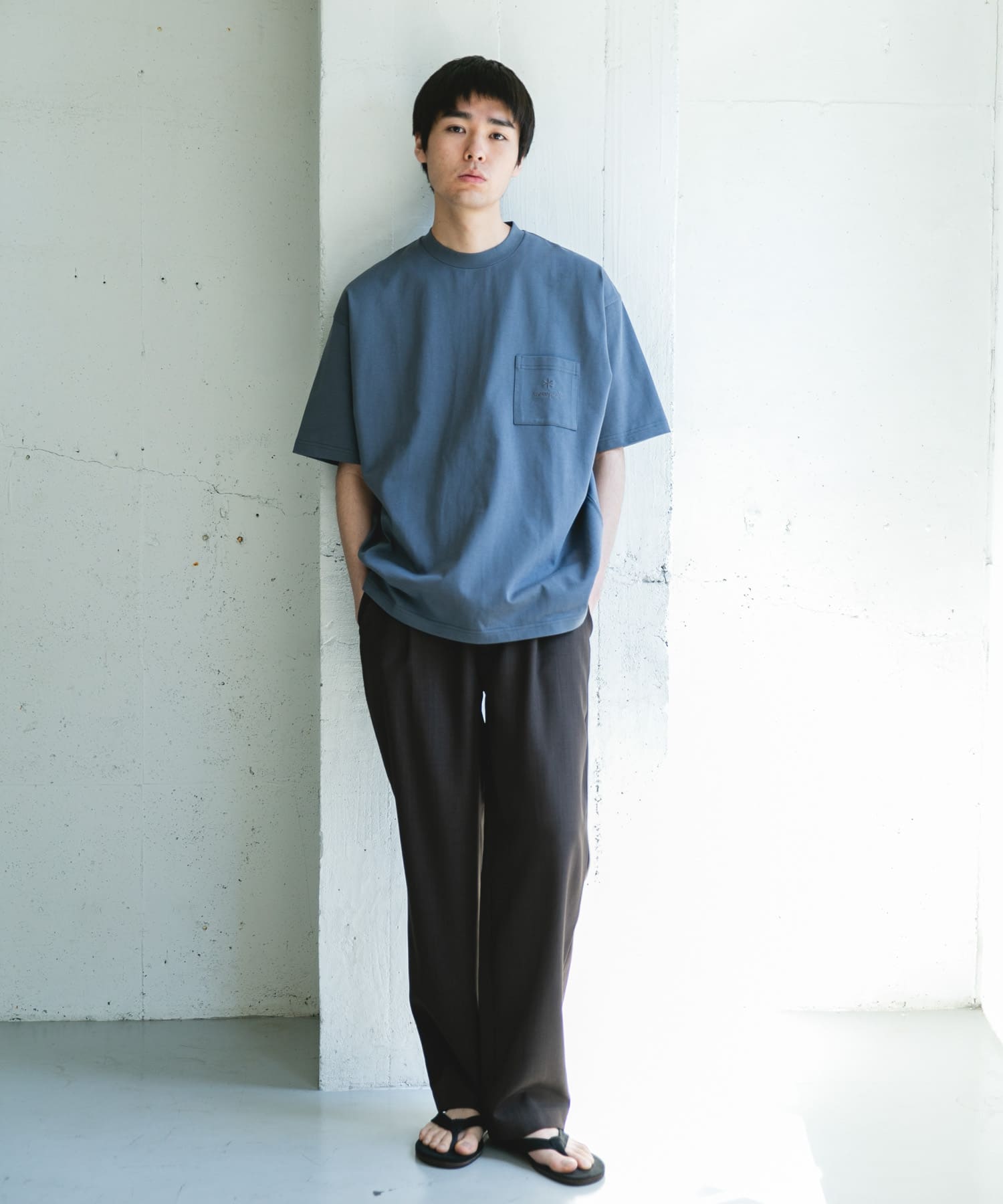 Snow Peak Apparel×DOORS POCKET LOGO SHORT-SLEEVE T-SHIRTS / 口袋刺繡短袖T恤
