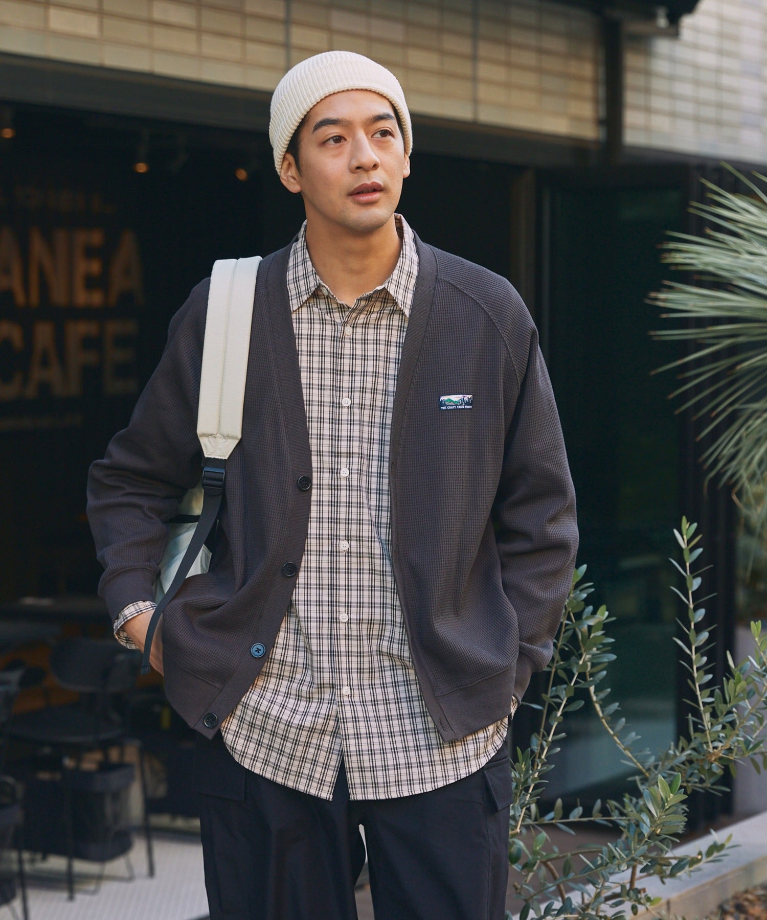 THE CRAFT CREW PRODUCTS / 立體 插肩袖 開襟衫