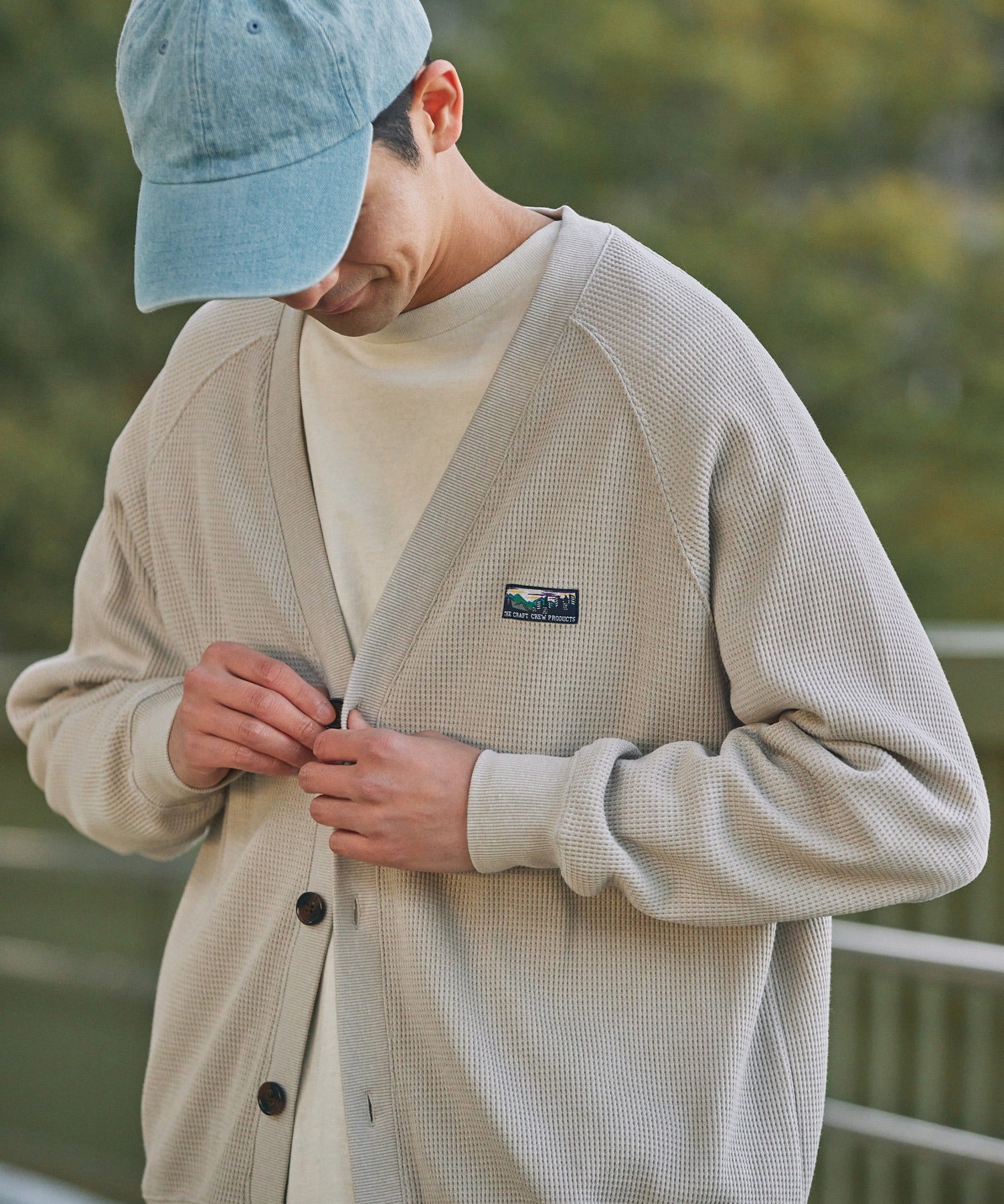 THE CRAFT CREW PRODUCTS / 立體 插肩袖 開襟衫