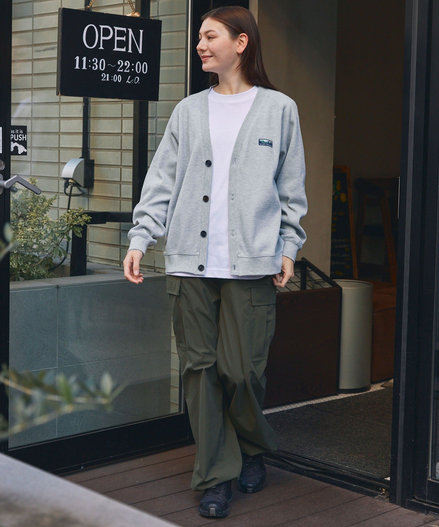 THE CRAFT CREW PRODUCTS / 立體 插肩袖 開襟衫