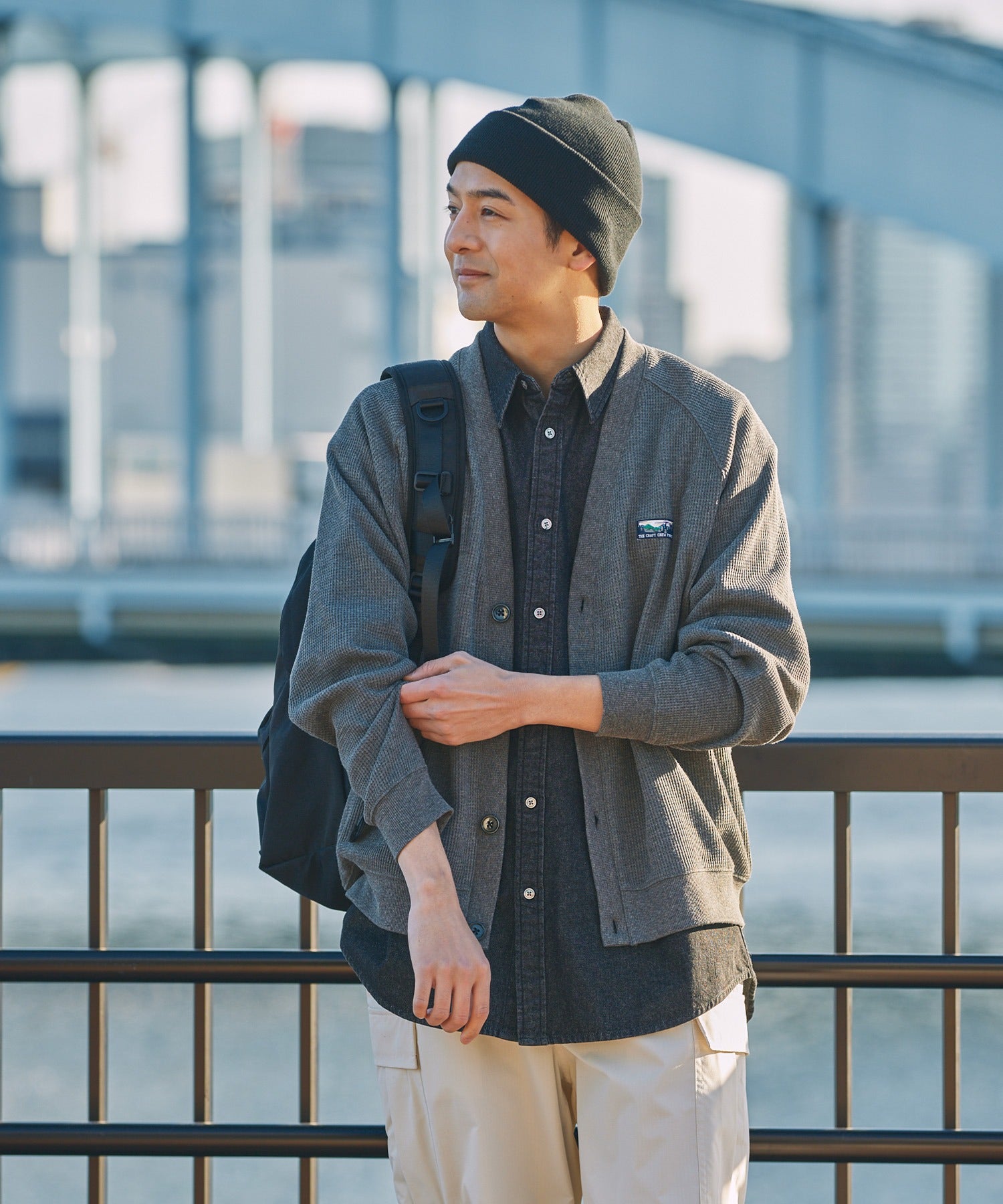THE CRAFT CREW PRODUCTS / 立體 插肩袖 開襟衫