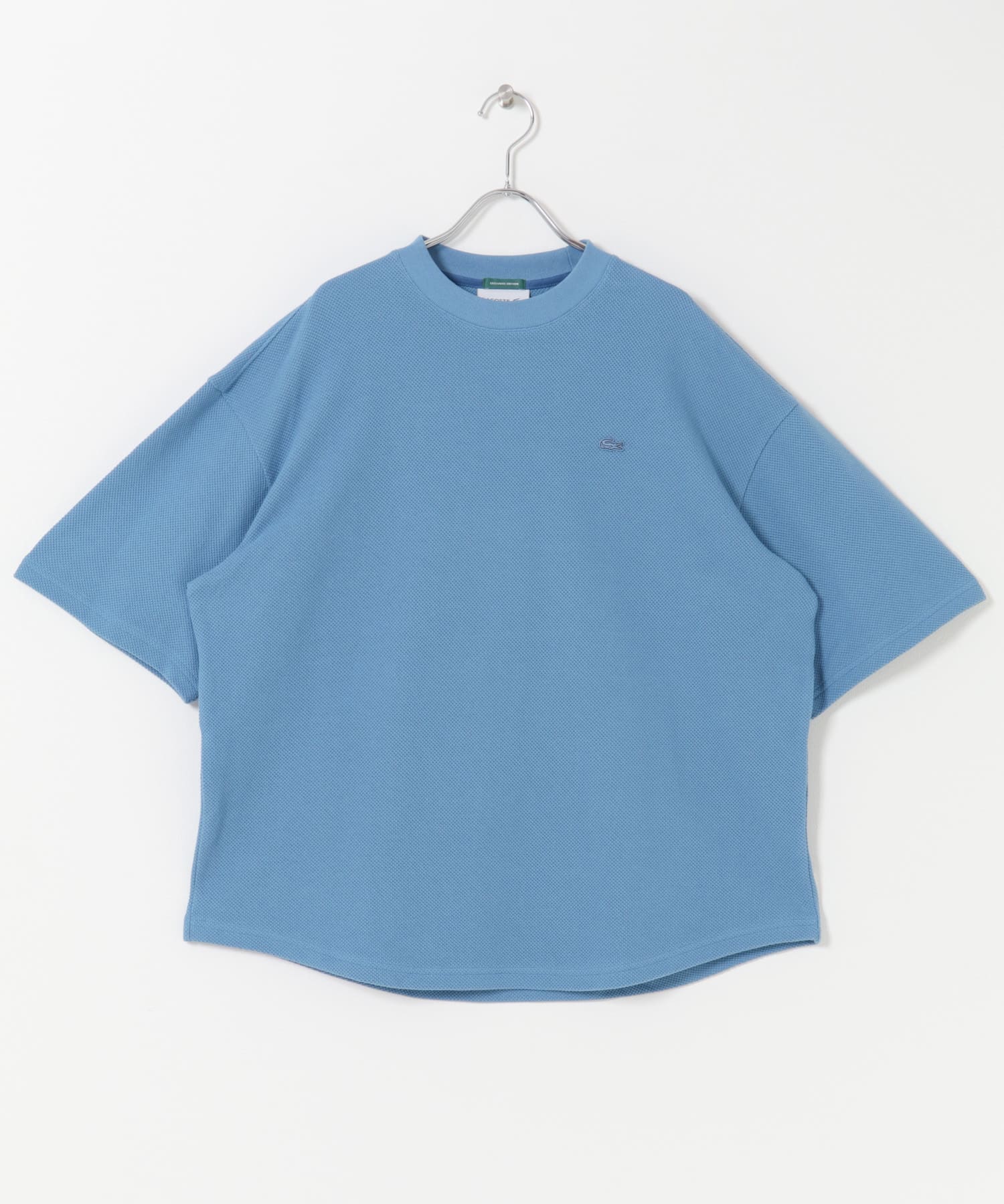 LACOSTE×DOORS THICK PIQUE ROUND SHORT-SLEEVE / 厚磅鹿子布圓領短袖T恤