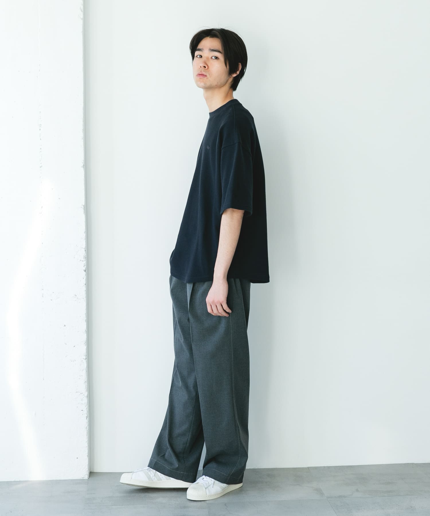 LACOSTE×DOORS THICK PIQUE ROUND SHORT-SLEEVE / 厚磅鹿子布圓領短袖T恤