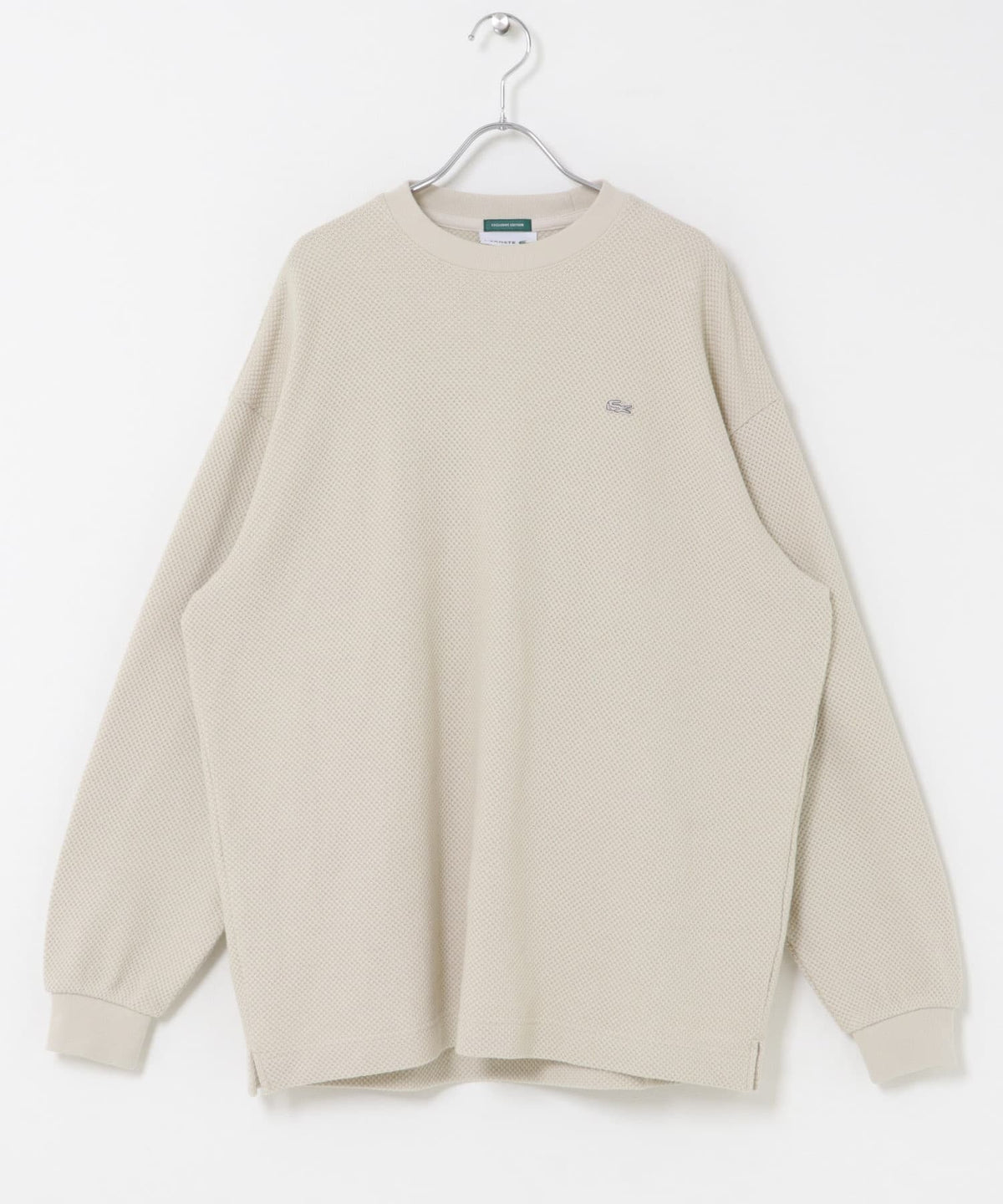 LACOSTE × DOORS / 重磅網眼布長袖T恤(日本聯名限定)