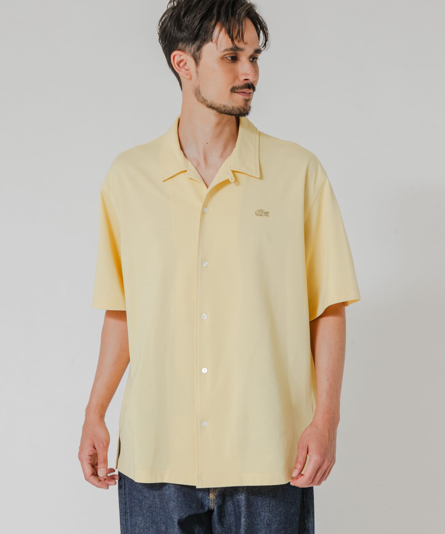 LACOSTE×URBAN RESEARCH FUNCTIONAL PIQUE OP SHIRTS / 機能珠地開領襯衫