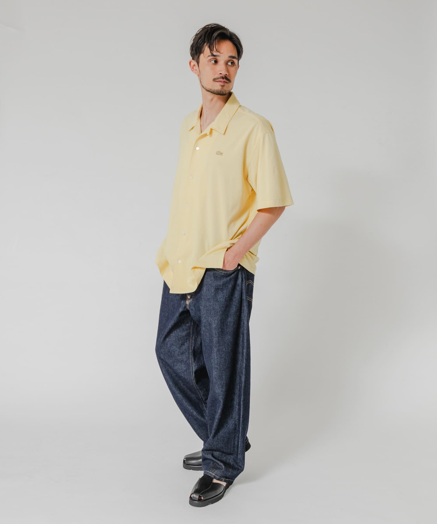 LACOSTE×URBAN RESEARCH FUNCTIONAL PIQUE OP SHIRTS / 機能珠地開領襯衫