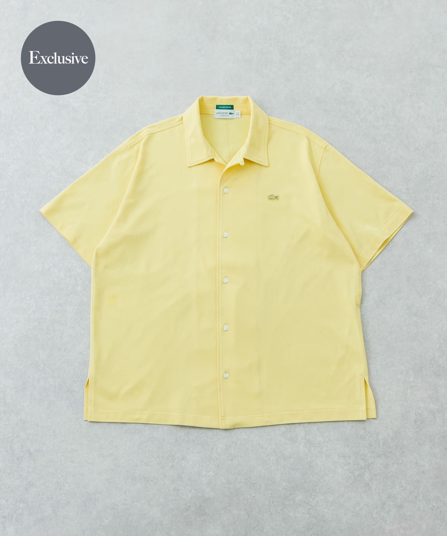 LACOSTE×URBAN RESEARCH FUNCTIONAL PIQUE OP SHIRTS / 機能珠地開領襯衫