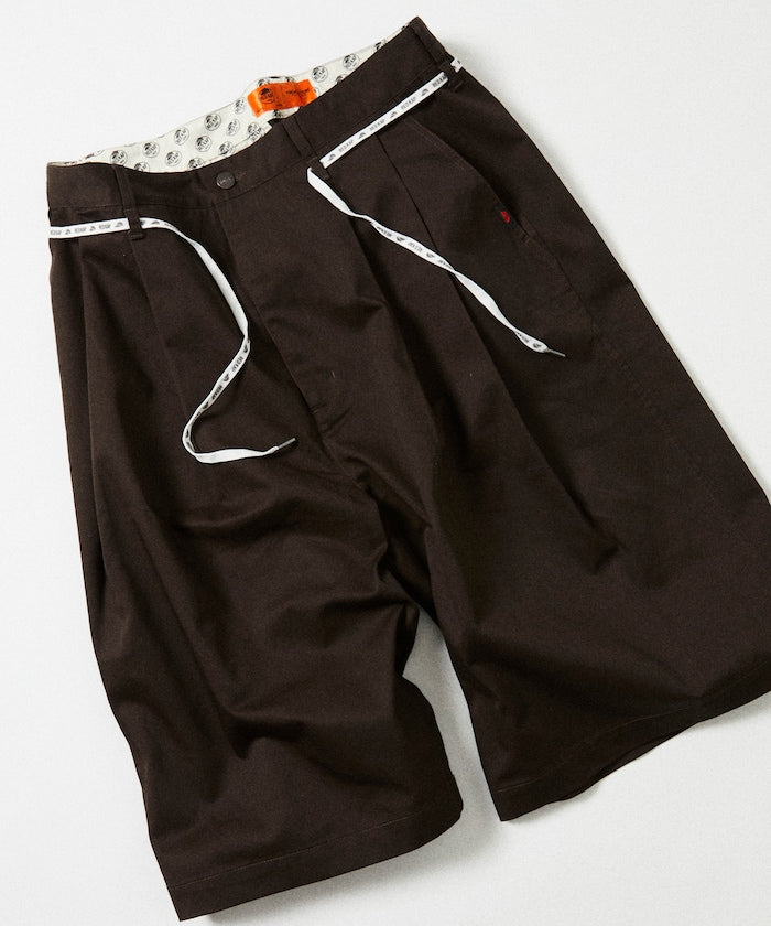 RED KAP × FREAK’S STORE 別注 2TUCK BAGGY WIDE TWILL SHORTS PANTS / 雙褶寬版斜紋短褲