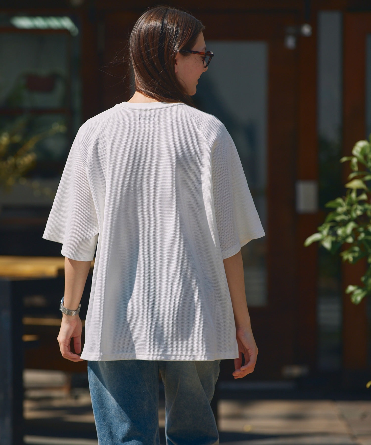THE CRAFT CREW PRODUCTS / 機能抗菌 UV防護 重磅 華夫格 短袖T恤