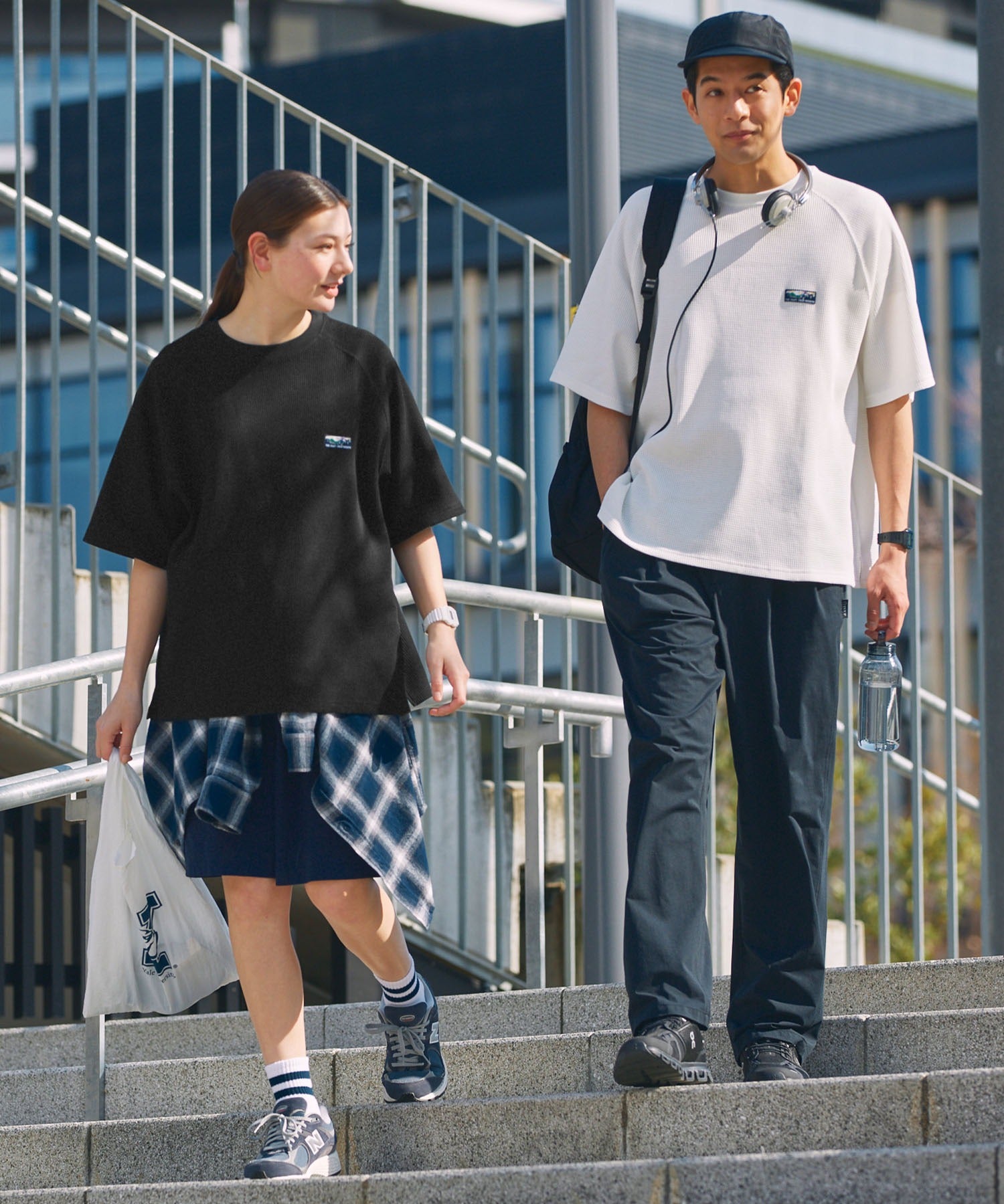 THE CRAFT CREW PRODUCTS / 機能抗菌 UV防護 重磅 華夫格 短袖T恤