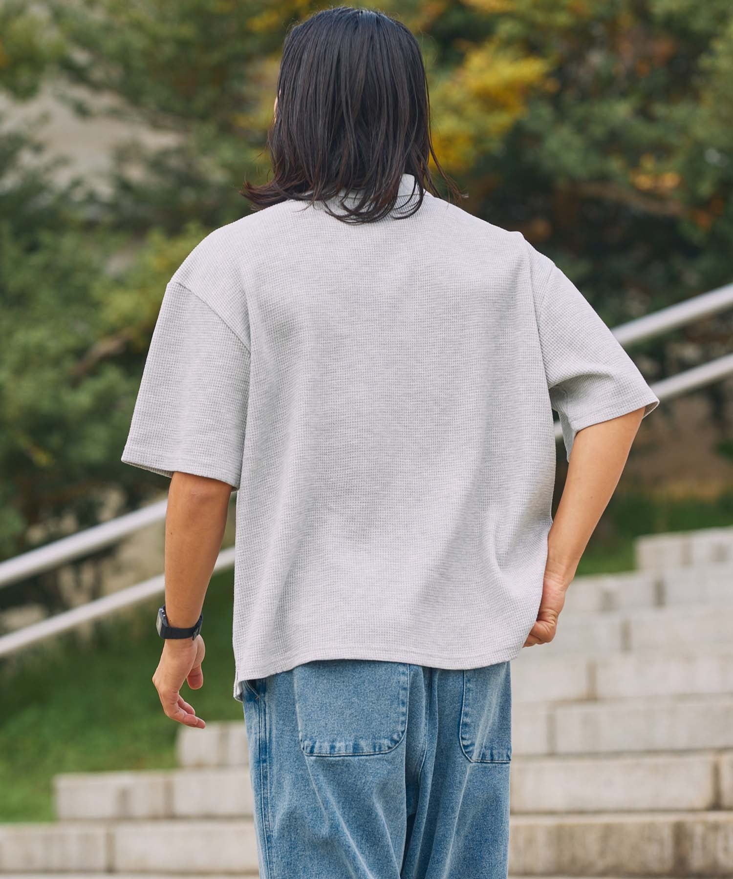THE CRAFT CREW PRODUCTS / 機能抗菌 UV防護 重磅華夫格短袖Polo衫