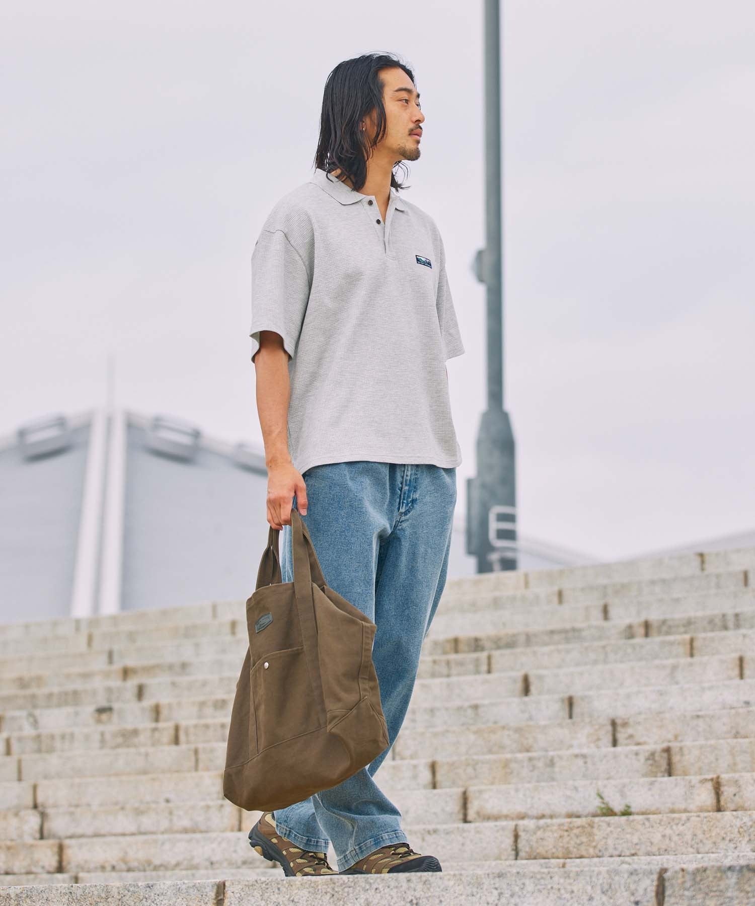 THE CRAFT CREW PRODUCTS / 機能抗菌 UV防護 重磅華夫格短袖Polo衫