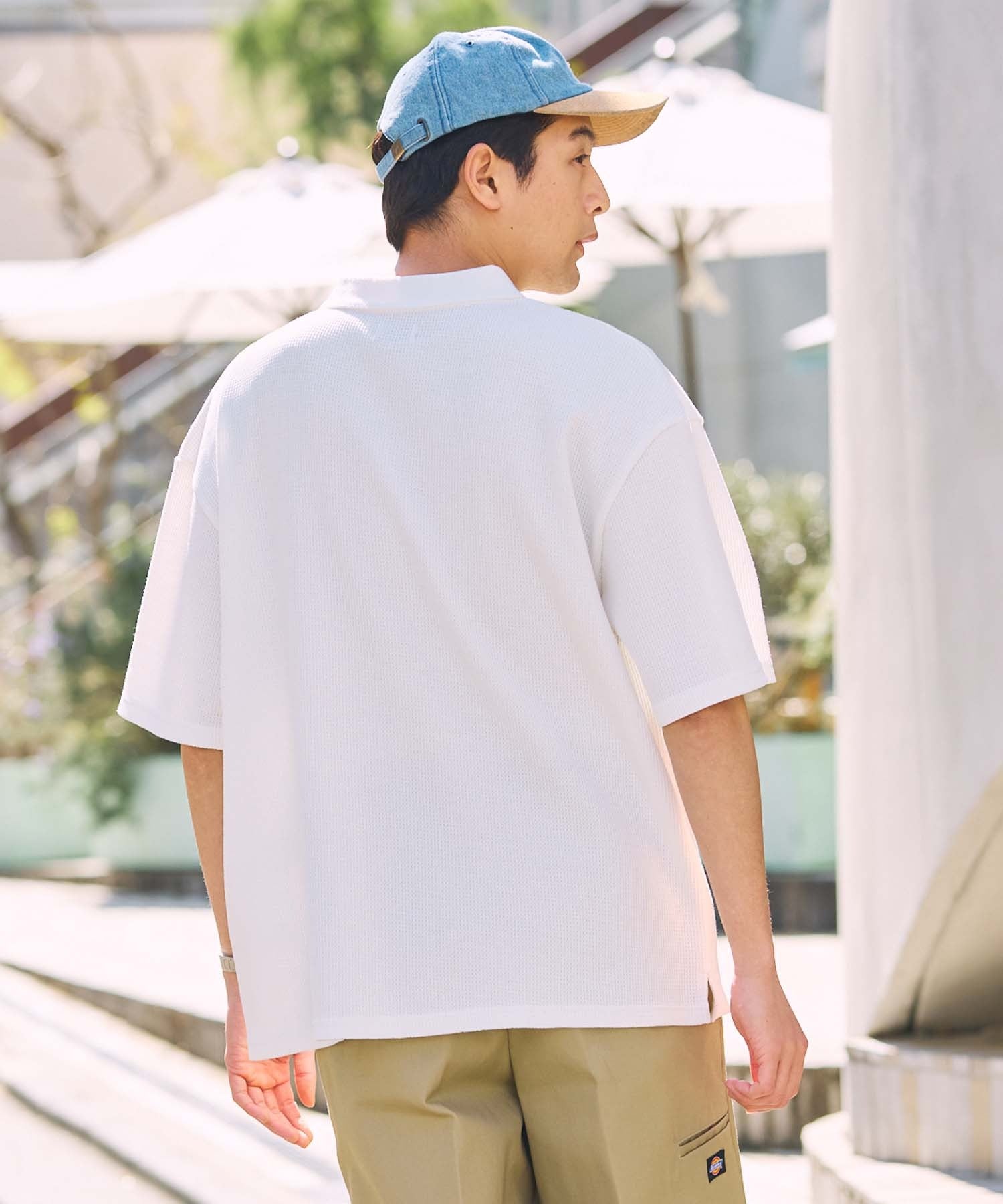 THE CRAFT CREW PRODUCTS / 機能抗菌 UV防護 重磅華夫格短袖Polo衫