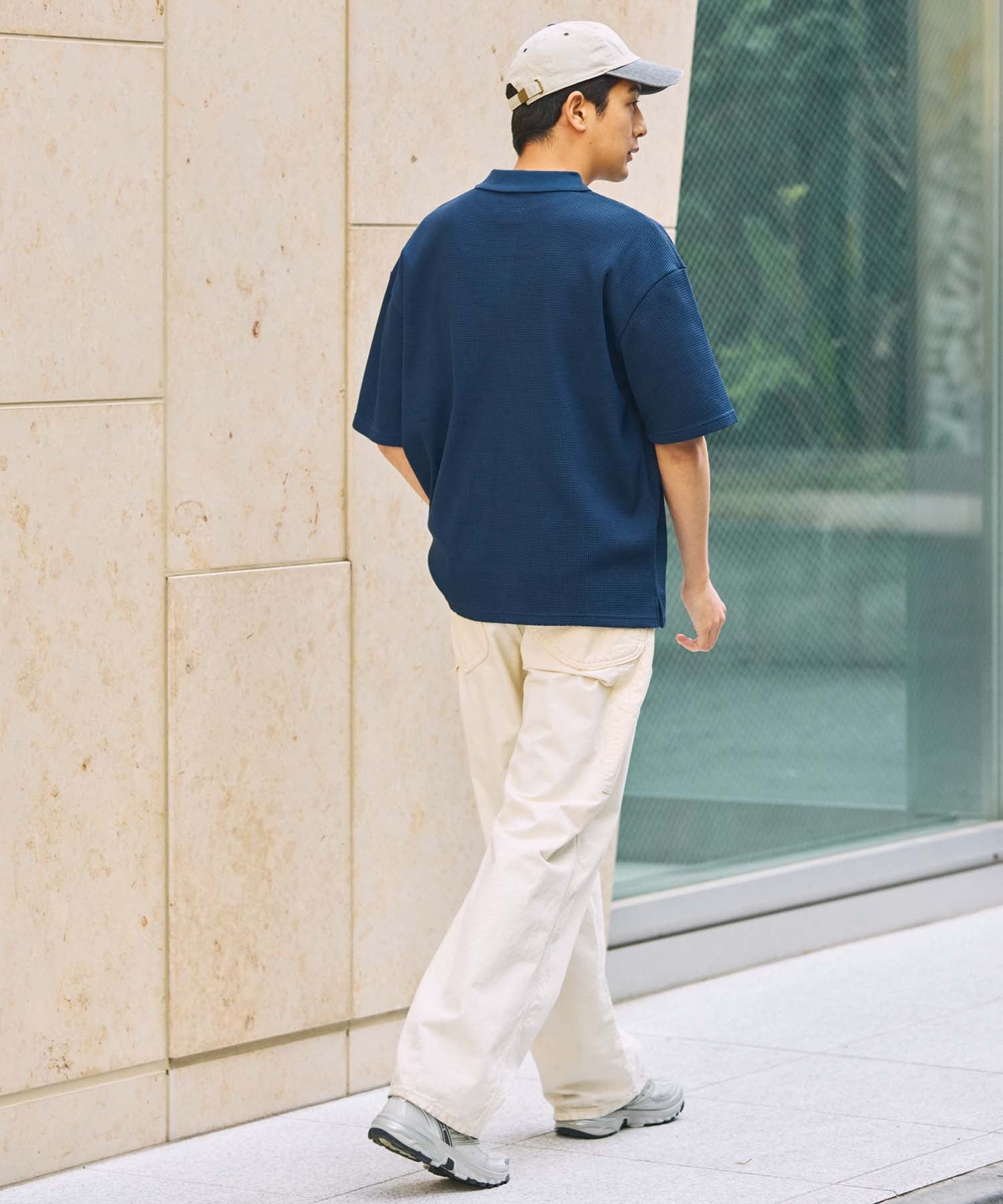 THE CRAFT CREW PRODUCTS / 機能抗菌 UV防護 重磅華夫格短袖Polo衫