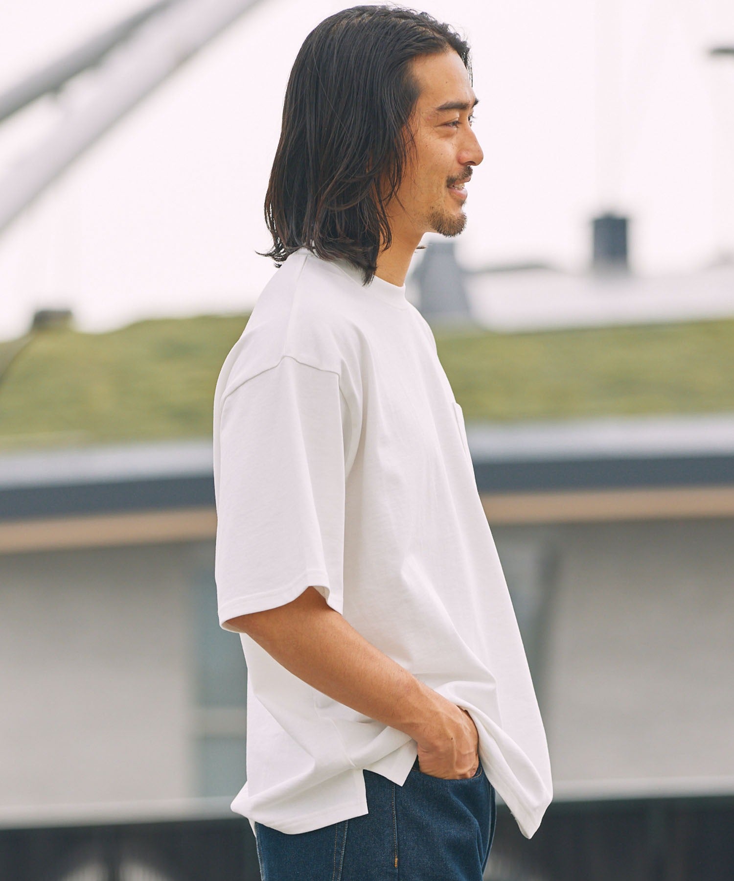 THE CRAFT CREW PRODUCTS / 抗UV防汗漬 口袋短袖T恤
