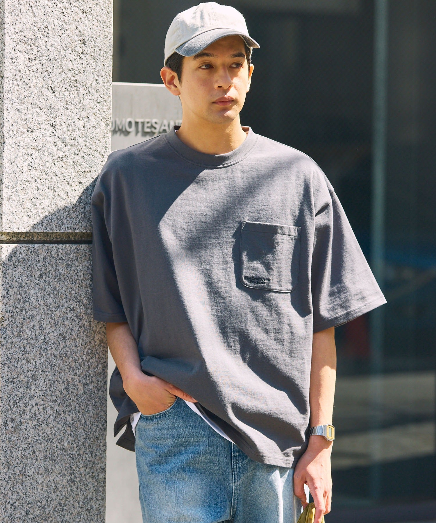 THE CRAFT CREW PRODUCTS / 抗UV防汗漬 口袋短袖T恤