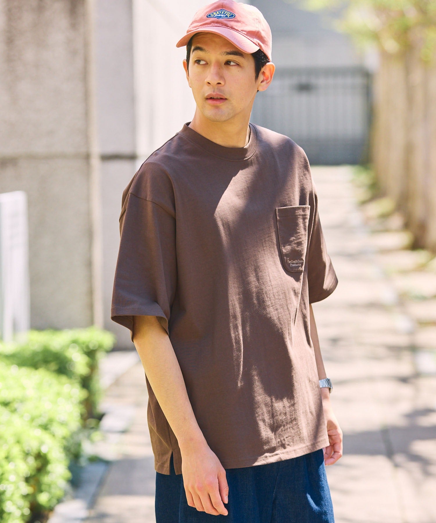 THE CRAFT CREW PRODUCTS / 抗UV防汗漬 口袋短袖T恤