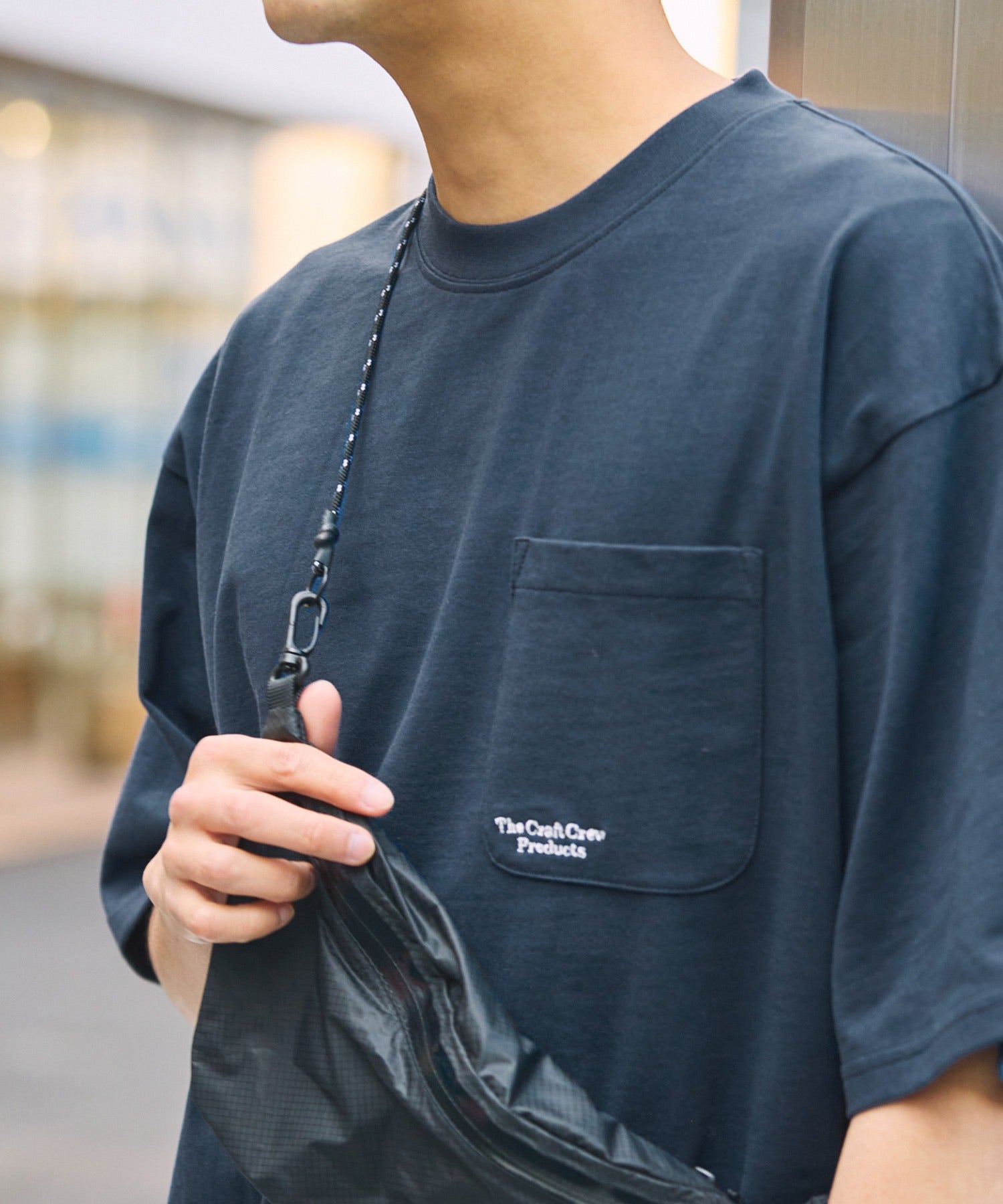 THE CRAFT CREW PRODUCTS / 抗UV防汗漬 口袋短袖T恤