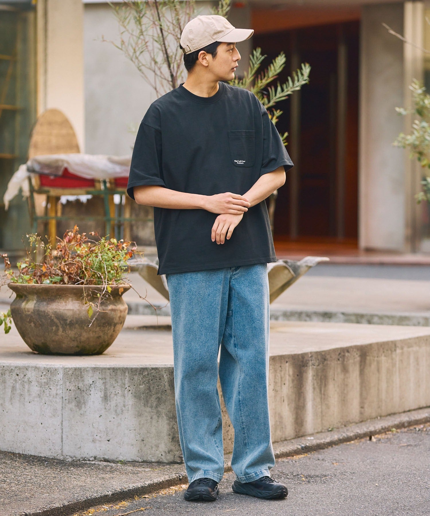 THE CRAFT CREW PRODUCTS / 抗UV防汗漬 口袋短袖T恤