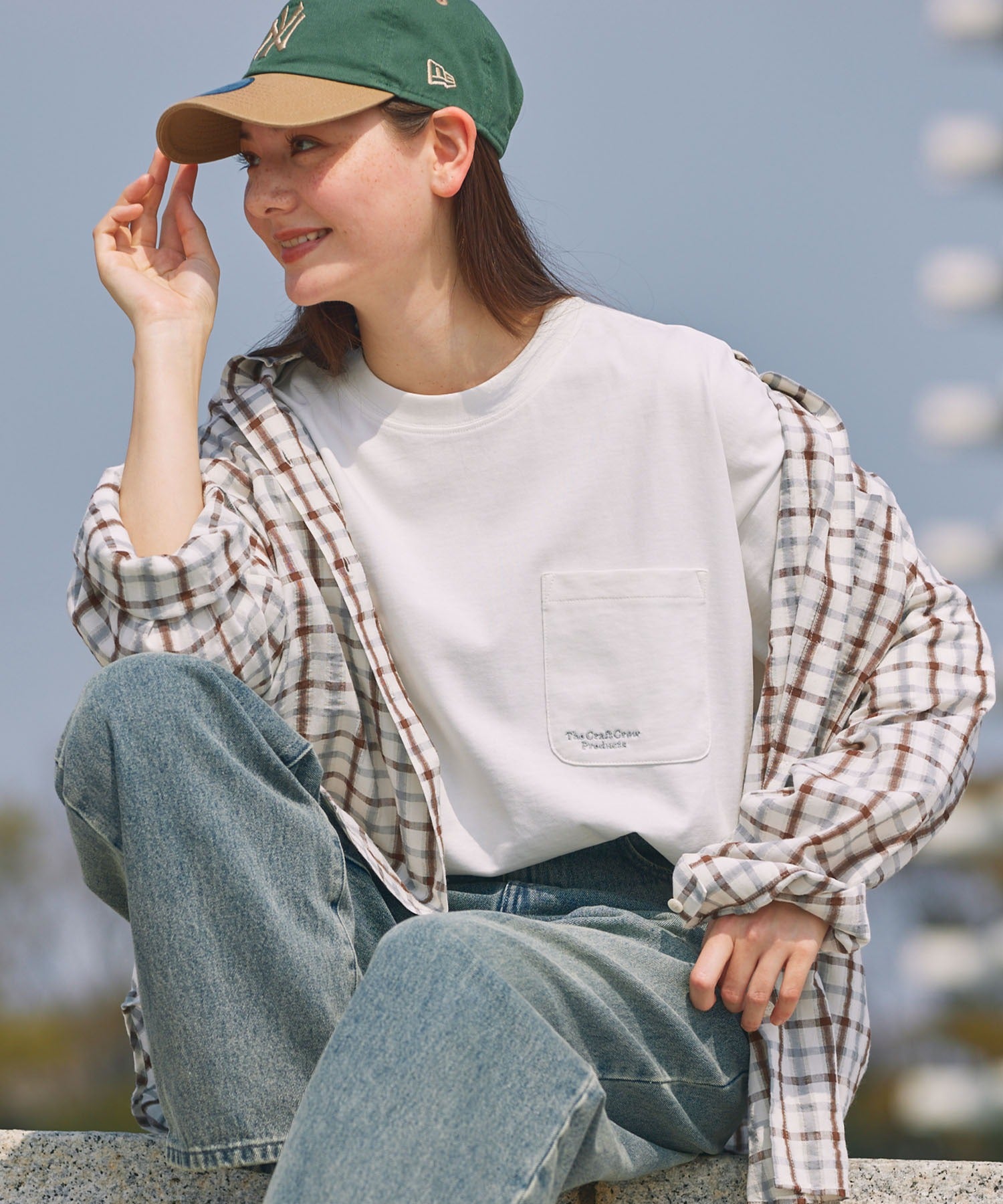 THE CRAFT CREW PRODUCTS / 抗UV防汗漬 口袋短袖T恤