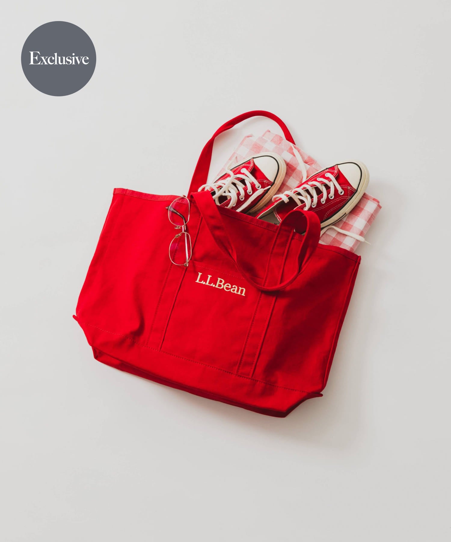 L.L.Bean×DOORS GROCERY TOTE / 刺繡帆布托特包