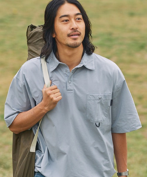 THE CRAFT CREW PRODUCTS / 抽繩口袋短袖Polo衫